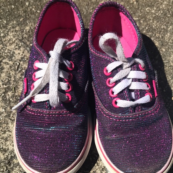 Vans toddler girl sneakers 7.5 - Picture 2 of 7